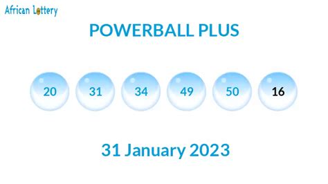 lotto powerball plus results 31 january 2020
